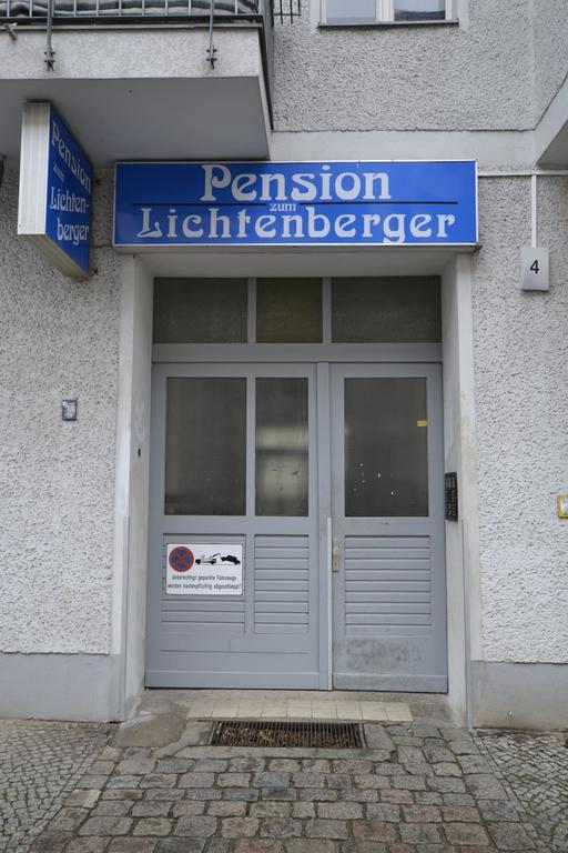 Pension Zum Lichtenberger Берлин Екстериор снимка